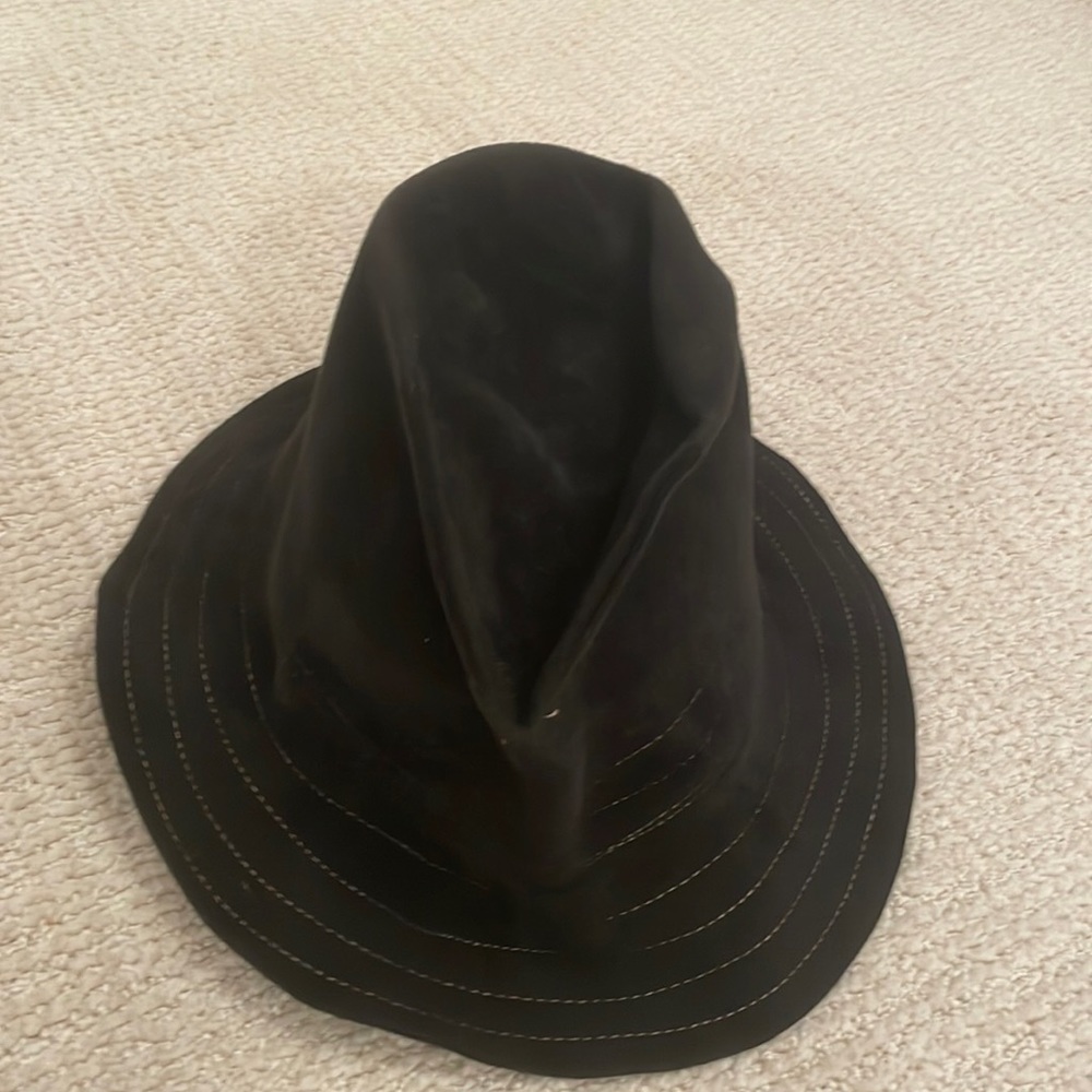 Lisa Shaub Fine Millinery Mens Fedora Black Hat